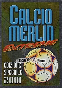 Sticker Extreme 2001 - Calcio Merlin 2001 Extreme n. 1 - Merlin