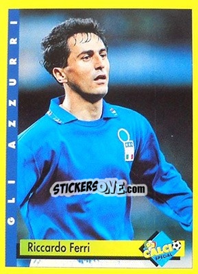 Sticker Riccardo Ferri - Calcio Cards 1992-1993 - Merlin
