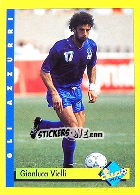 Sticker Gianluca Vialli - Calcio Cards 1992-1993 - Merlin