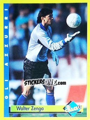 Sticker Walter Zenga - Calcio Cards 1992-1993 - Merlin