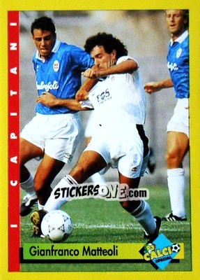 Figurina Gianfranco Matteoli - Calcio Cards 1992-1993 - Merlin