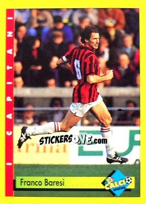 Cromo Franco Baresi - Calcio Cards 1992-1993 - Merlin