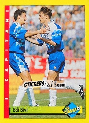 Sticker Edi Bivi - Calcio Cards 1992-1993 n. 32 - Merlin