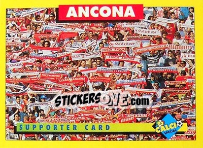 Sticker Ancona - Calcio Cards 1992-1993 - Merlin