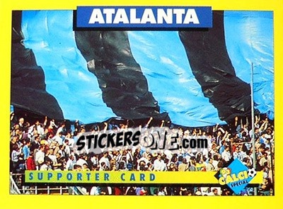 Sticker Atalanta - Calcio Cards 1992-1993 n. 38 - Merlin