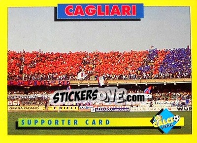 Sticker Cagliari - Calcio Cards 1992-1993 n. 40 - Merlin