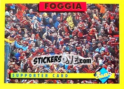 Sticker Foggia - Calcio Cards 1992-1993 - Merlin