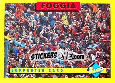 Sticker Foggia - Calcio Cards 1992-1993 n. 42 - Merlin
