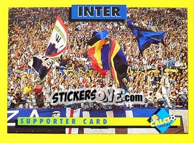 Sticker Inter Milan - Calcio Cards 1992-1993 n. 44 - Merlin