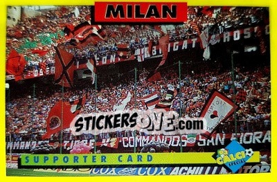Sticker Milan - Calcio Cards 1992-1993 n. 47 - Merlin