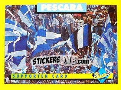 Sticker Pescara - Calcio Cards 1992-1993 n. 50 - Merlin