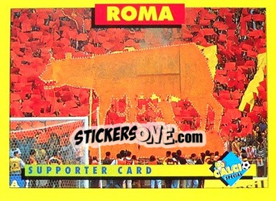 Sticker Roma - Calcio Cards 1992-1993 n. 51 - Merlin
