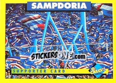 Sticker Sampdoria - Calcio Cards 1992-1993 - Merlin