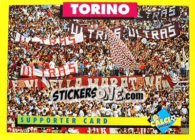 Sticker Torino - Calcio Cards 1992-1993 n. 53 - Merlin