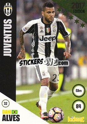 Cromo Dani Alves - Football Cards 2017 - Kickerz