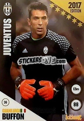Sticker Gianluigi Buffon - Football Cards 2017 - Kickerz