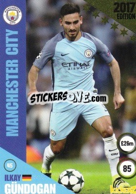 Sticker Ilkay Gündogan - Football Cards 2017 - Kickerz