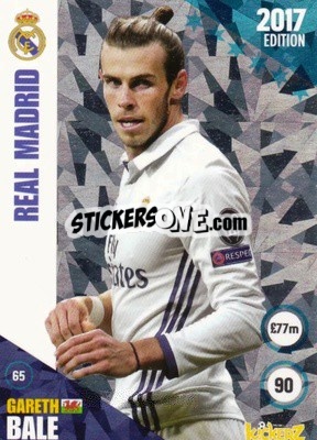 Sticker Gareth Bale - Football Cards 2017 n. 65 - Kickerz