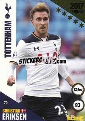 Cromo Christian Eriksen - Football Cards 2017 - Kickerz