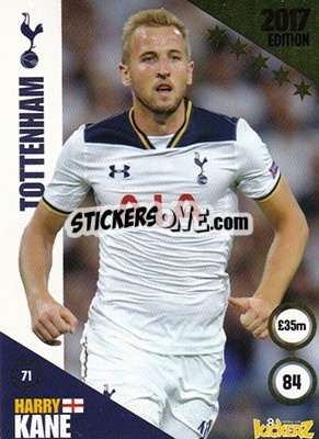 Sticker Harry Kane - Football Cards 2017 n. 71 - Kickerz