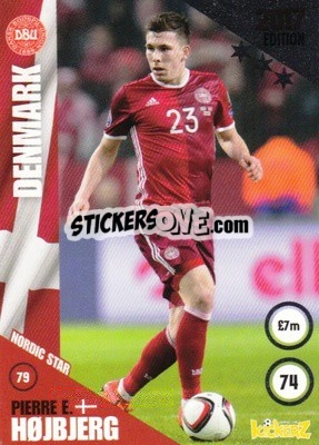 Sticker Pierre E. Højbjerg - Football Cards 2017 - Kickerz