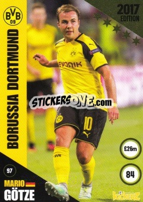 Sticker Mario Götze - Football Cards 2017 - Kickerz