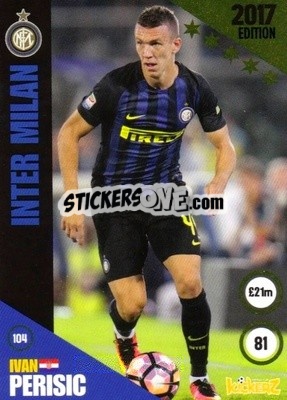 Sticker Ivan Perisic - Football Cards 2017 n. 104 - Kickerz