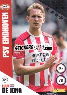 Sticker Luuk de Jong - Football Cards 2017 n. 124 - Kickerz