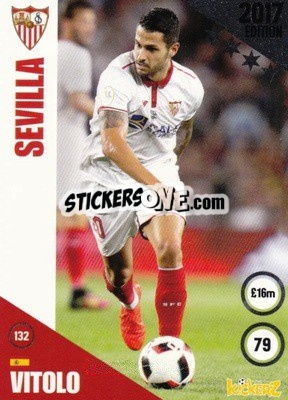 Sticker Vitolo - Football Cards 2017 - Kickerz