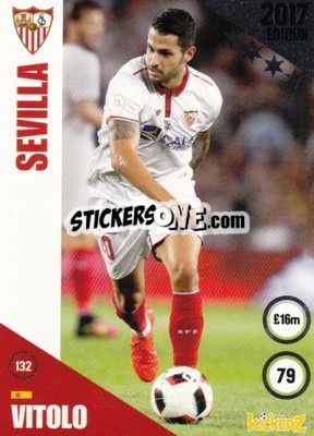 Sticker Vitolo - Football Cards 2017 n. 132 - Kickerz