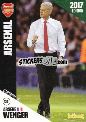 Cromo Arsene Wenger - Football Cards 2017 - Kickerz