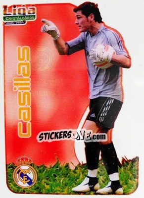 Cromo Casillas - Crystal Cards 2006-2007 - Mundicromo