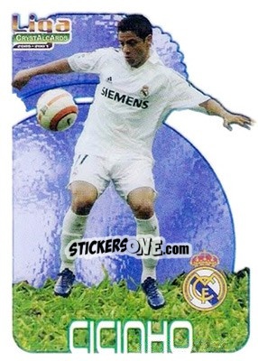 Sticker Cicinho - Crystal Cards 2006-2007 - Mundicromo