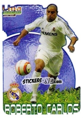 Sticker R. Carlos - Crystal Cards 2006-2007 - Mundicromo