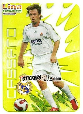 Sticker Cassano - Crystal Cards 2006-2007 n. 32 - Mundicromo