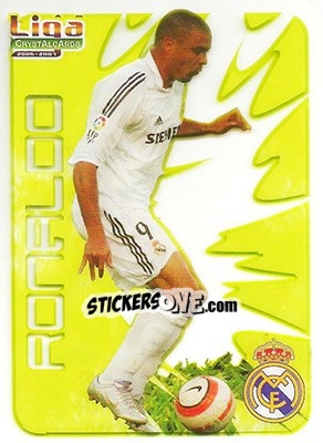 Sticker Ronaldo - Crystal Cards 2006-2007 - Mundicromo