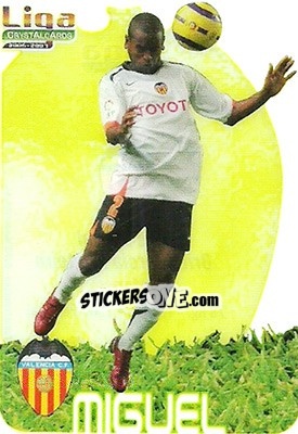 Sticker Miguel - Crystal Cards 2006-2007 n. 43 - Mundicromo