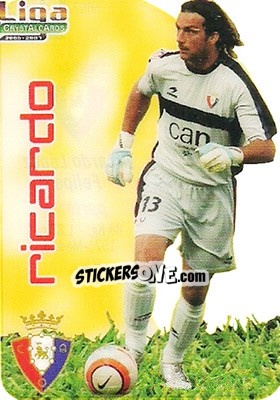 Sticker Ricardo - Crystal Cards 2006-2007 - Mundicromo
