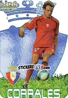 Sticker Corrales - Crystal Cards 2006-2007 - Mundicromo