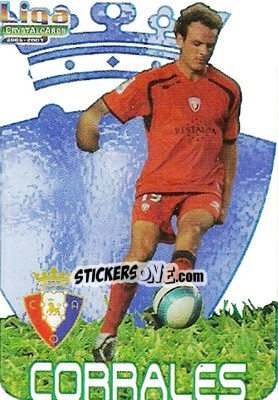Sticker Corrales - Crystal Cards 2006-2007 n. 58 - Mundicromo