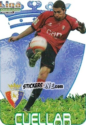 Sticker Cuellar - Crystal Cards 2006-2007 - Mundicromo