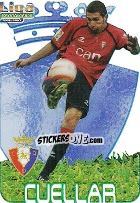 Sticker Cuellar - Crystal Cards 2006-2007 n. 62 - Mundicromo