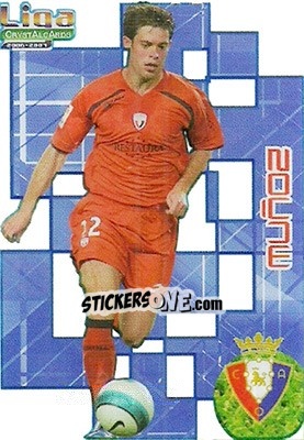 Sticker Muñoz - Crystal Cards 2006-2007 - Mundicromo