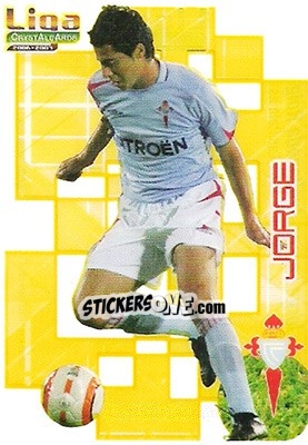 Sticker Jorge - Crystal Cards 2006-2007 - Mundicromo