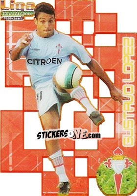Sticker Gustavo Lopez - Crystal Cards 2006-2007 - Mundicromo