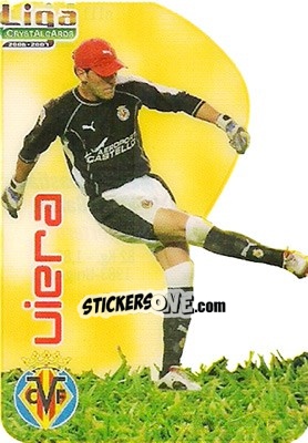 Sticker Viera - Crystal Cards 2006-2007 - Mundicromo