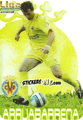 Sticker Arruabarrena - Crystal Cards 2006-2007 - Mundicromo