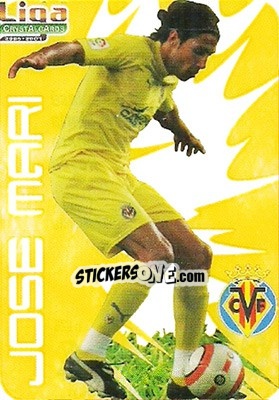 Sticker Jose Mari - Crystal Cards 2006-2007 - Mundicromo
