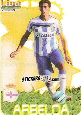 Sticker Arbeloa - Crystal Cards 2006-2007 - Mundicromo