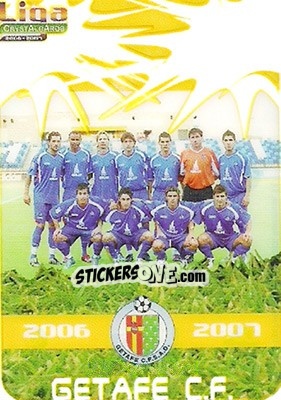 Sticker Alineacion - Crystal Cards 2006-2007 - Mundicromo